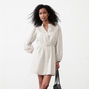 100% Cotton Voile Mini Shirtdress NWT